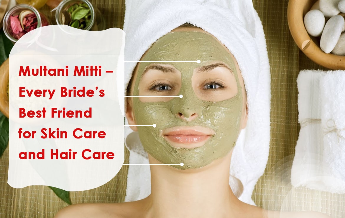 Multani mitti for skin care and hair care