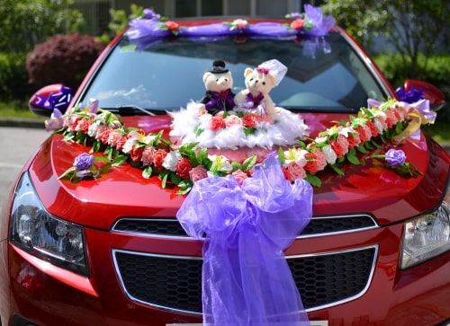 marriage car decoration