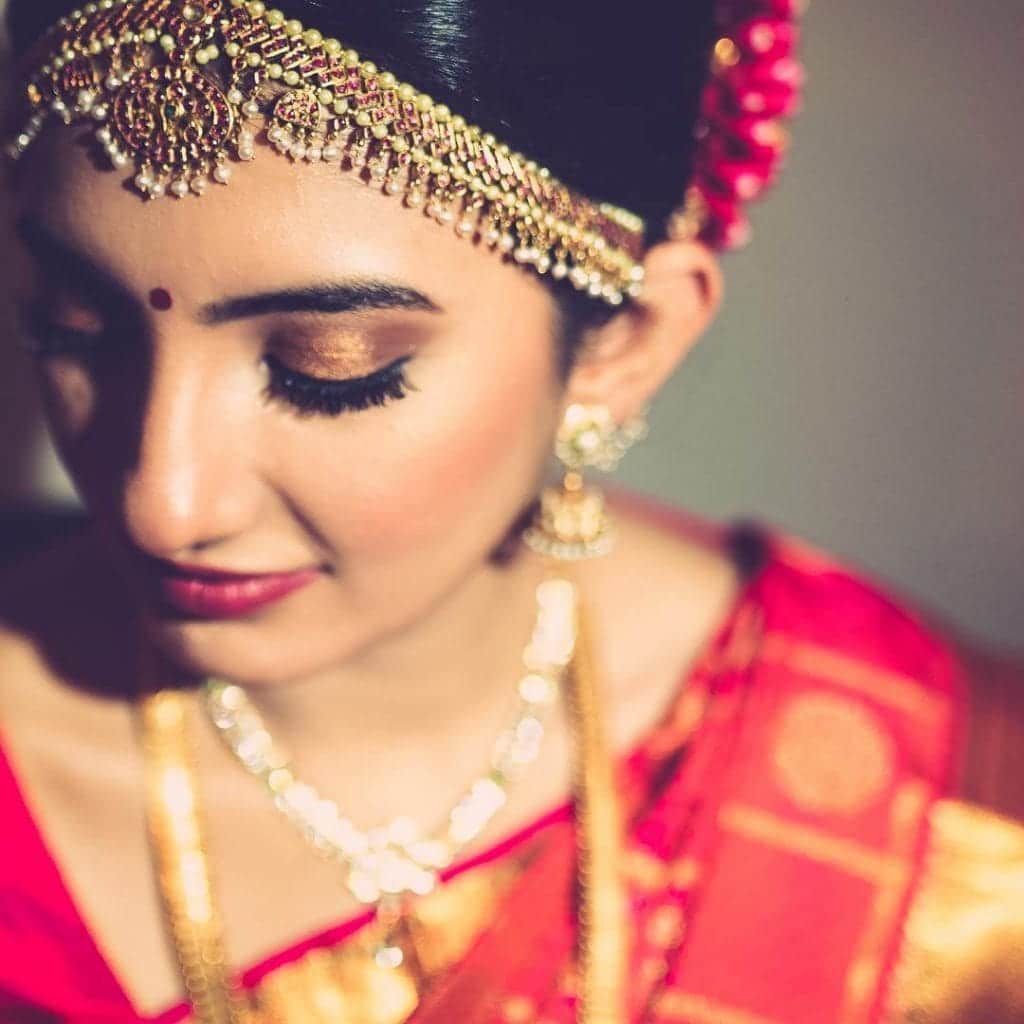 South Indian Bridal Makeup look
