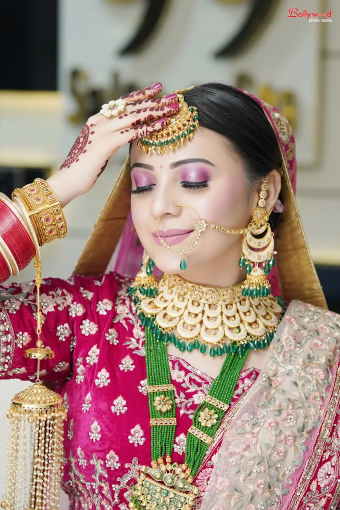 99 International Salon Hoshiarpur brode makeup