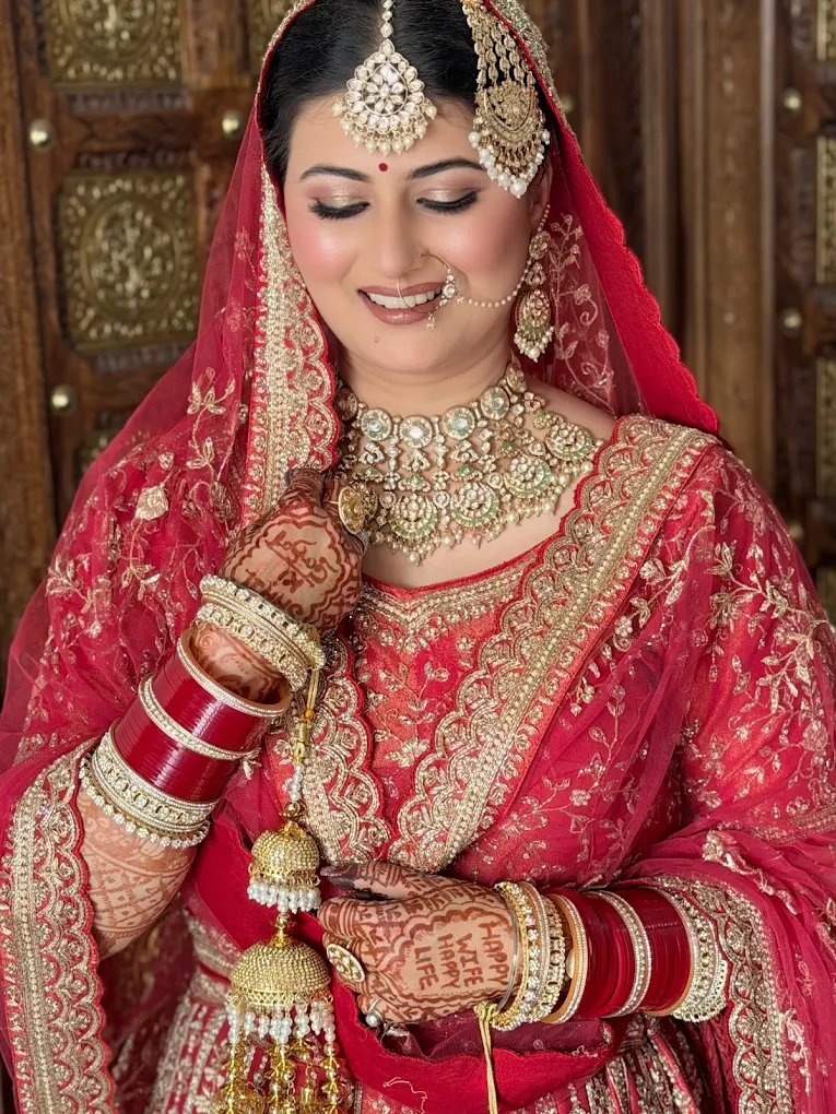 H.M Beauty Parlour Salon Kurukshetra bride makeup