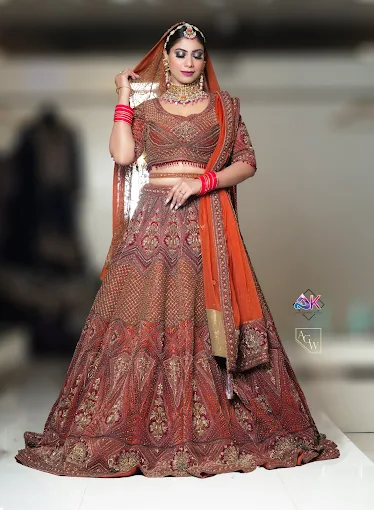 HD bridal makeup Aayushi Glamour Studio Academy Rohini New Delhi