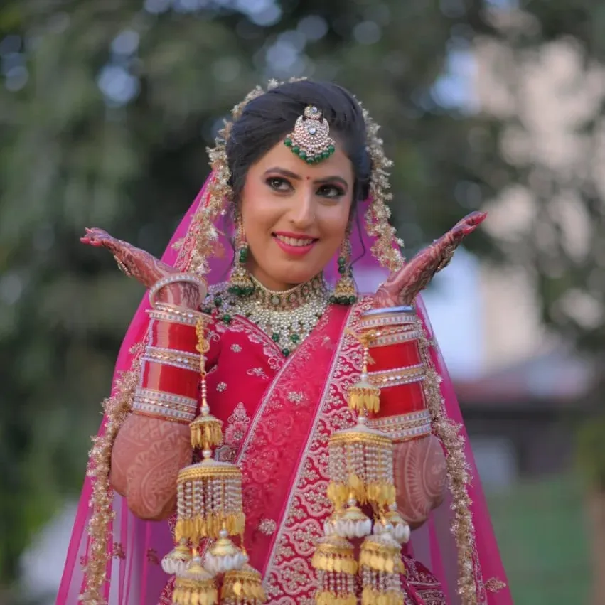 Hair Paradise Salon Academy kurukshetra bride makeup