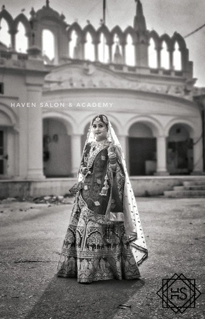 Haven Salon Academy Faridkot bride makeup