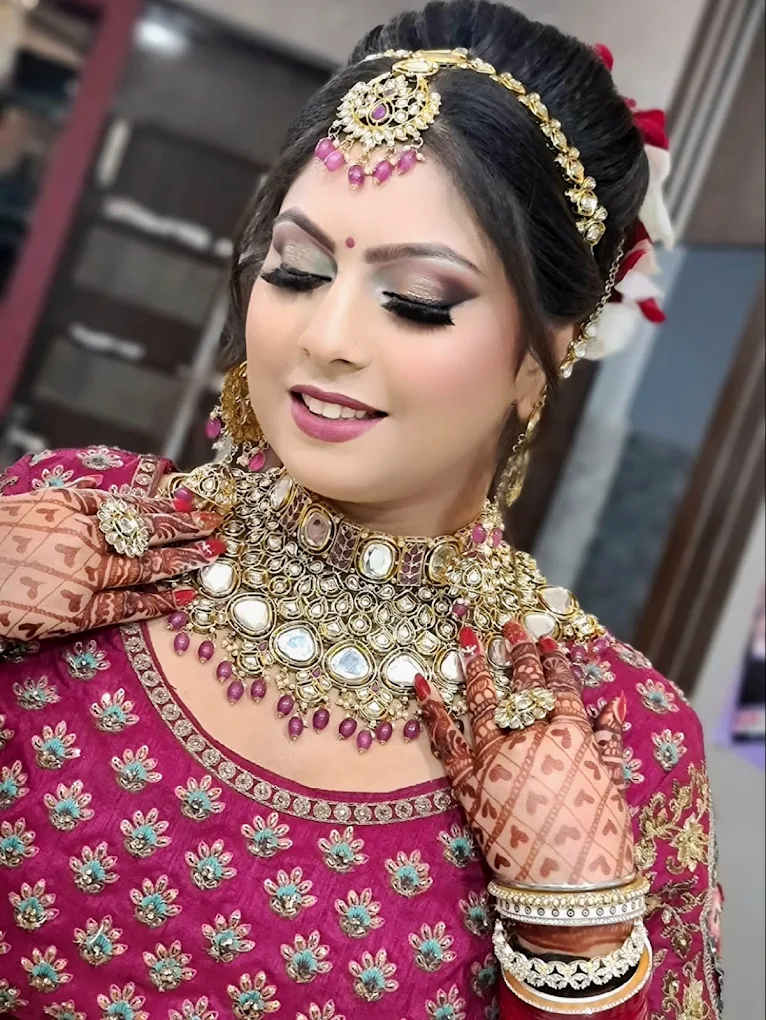 Nirmals Beauty Arcade Pathankot bride makeup