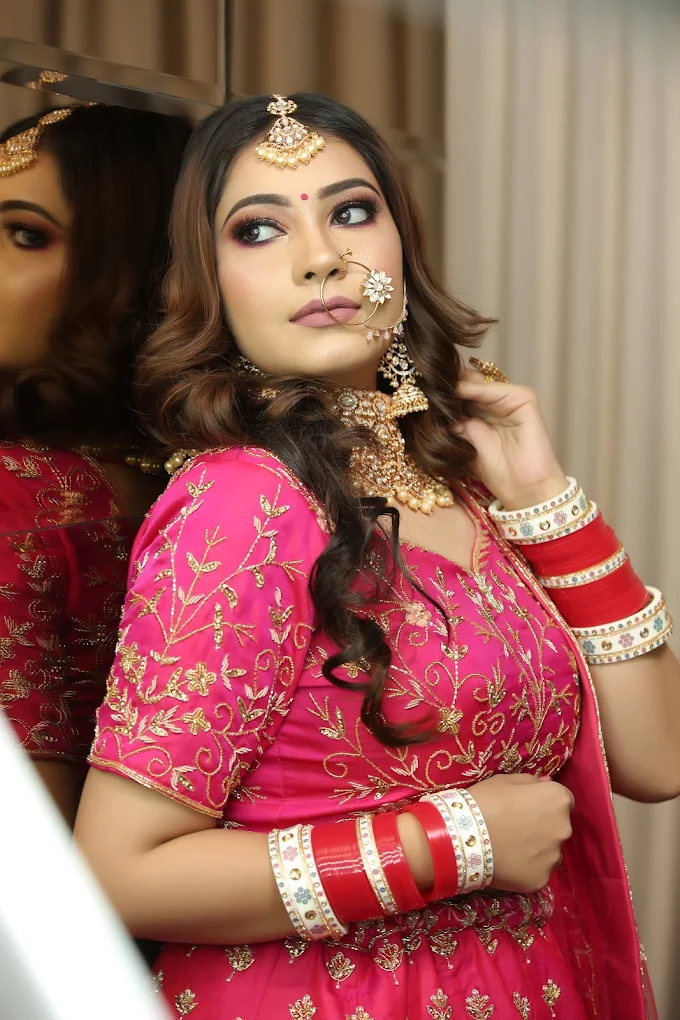 Restyle Salon Kapurthala bride makeup