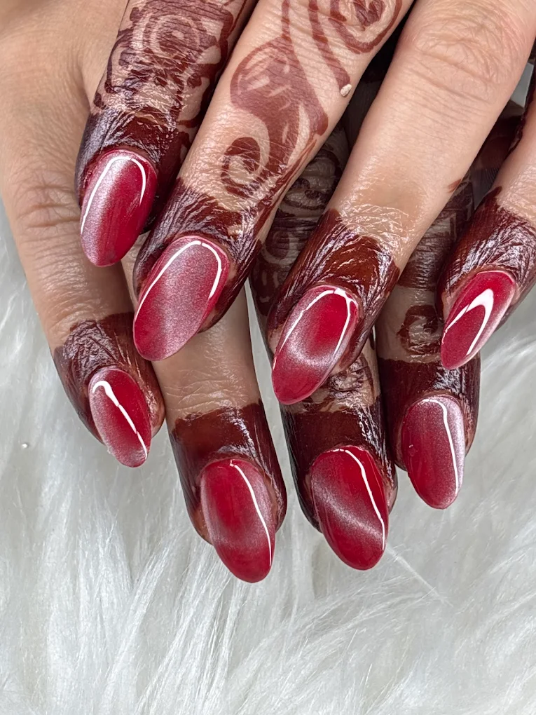 The Luxurious Nails By Saadgi Gurdaspur cat eye nails
