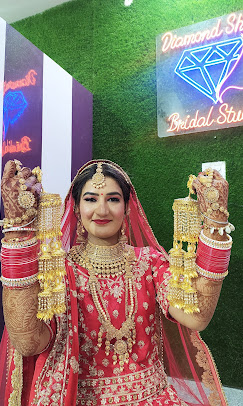 bridal makeup Diamond Shine Bridal Studio Muktsar