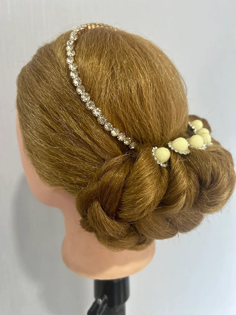 hairstyle by Hair Turners Bridal Studio Ludhiana