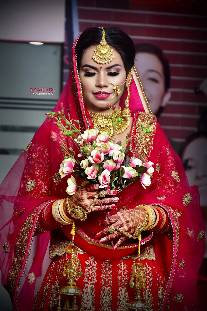 matrix salon malerkotla bride