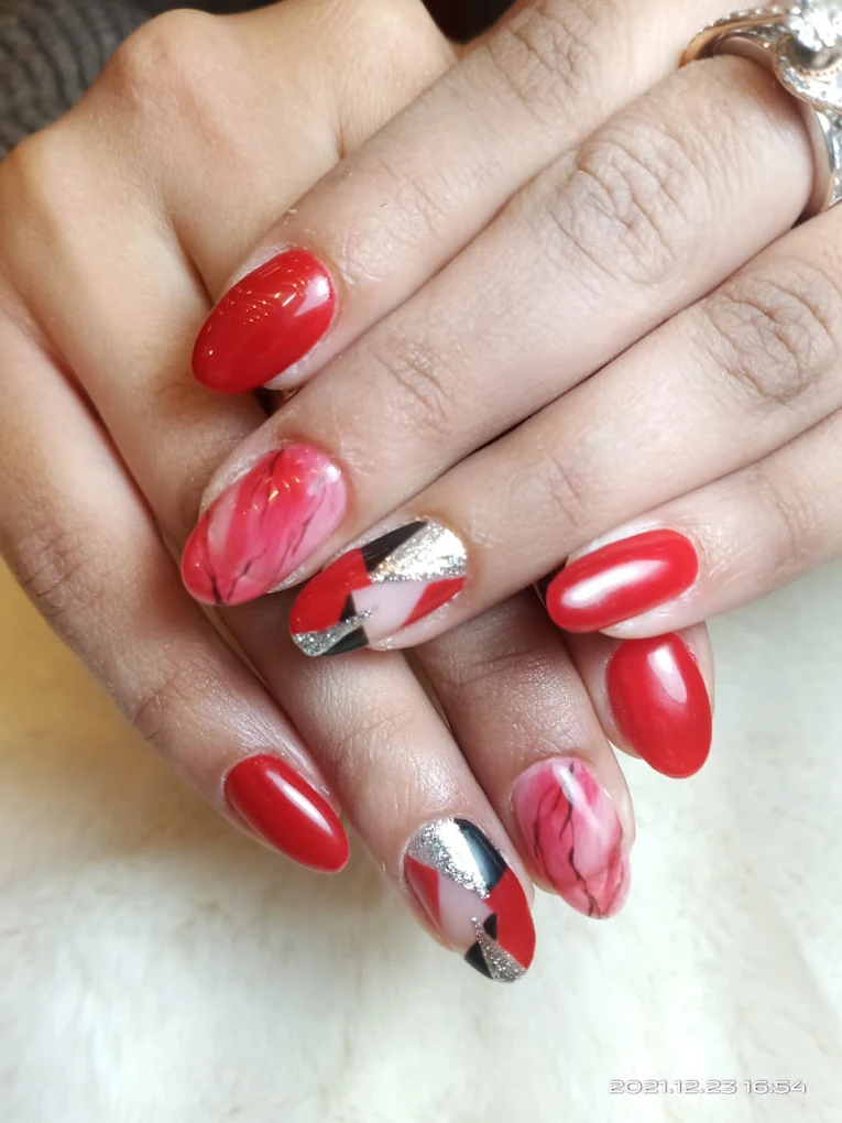 nail art by Super Cut Hair Beauty Salon Amritsar