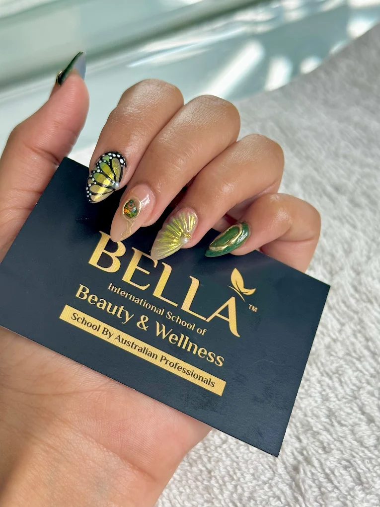 Bella International School of Beauty Wellness and Luxury Salon Patiala nail art