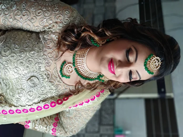 Facelook Professional Salon Academy Panipat party makeup 768x576
