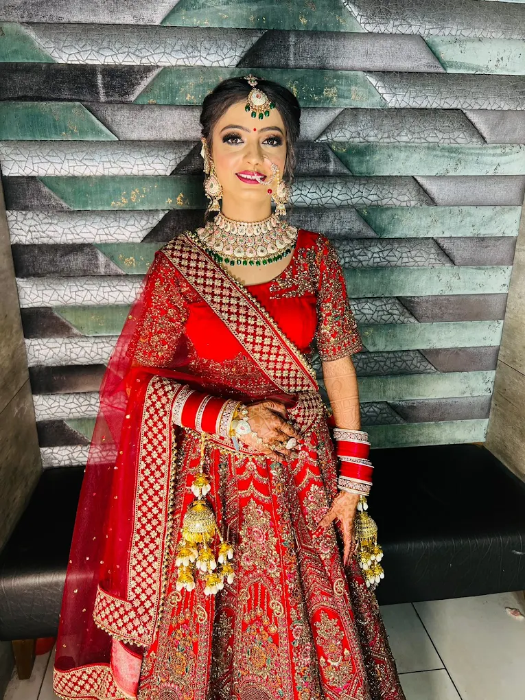 Gorgeous look Beauty Point Panipat bridal