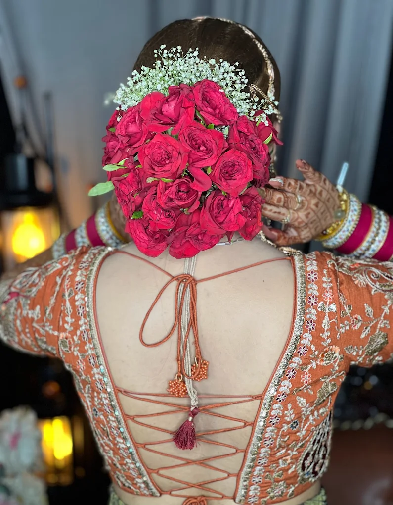 Harp Makeovers Unisex Salon ACademy Karnal bridal hairdo