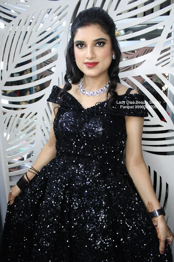 Lady Dina Beauty Makeup Studio Panipat reception look