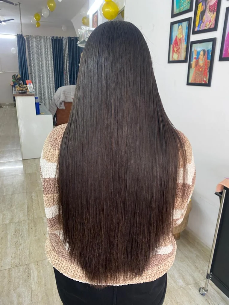 Meenu Makeover Academy Karnal smoothening
