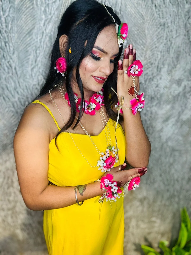Nature Canvas Studio Academy Panipat haldi bride