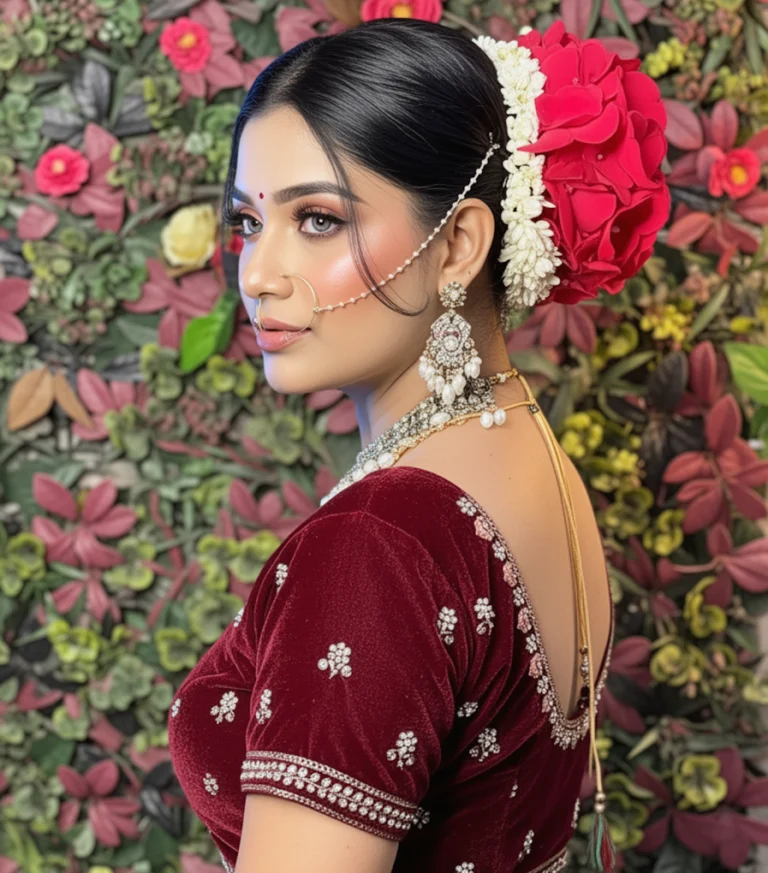Renu Singla Makeovers Panipat bride 768x873