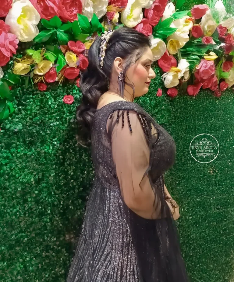 Renu Singla Makeovers Panipat party makeup 768x927