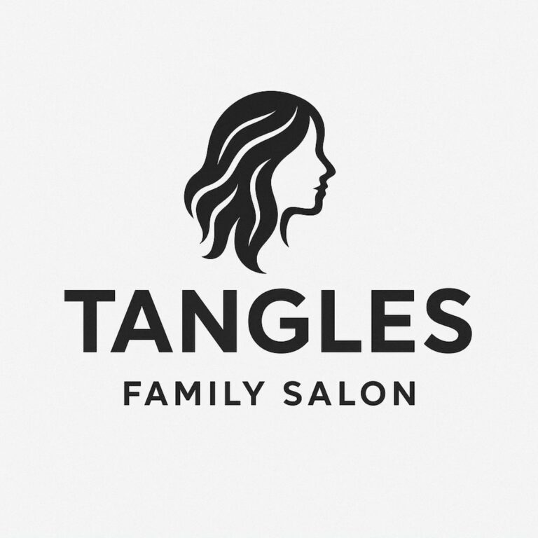 Tangles Family Salon Panipat logo 768x768