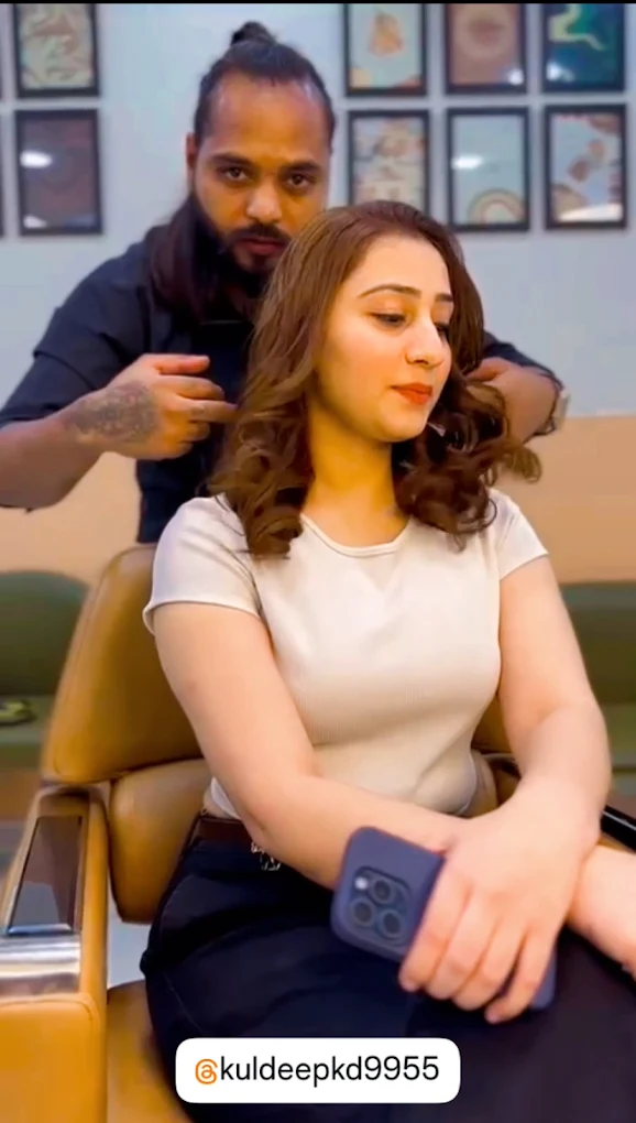 The pamper palace Mohali hair colour