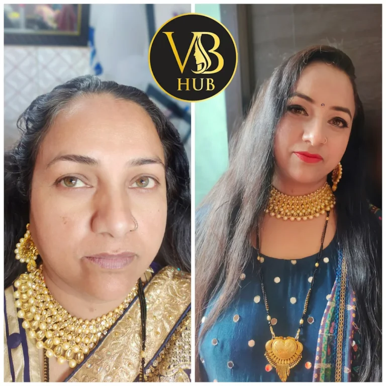 Vrinda Beauty Hub Kurukshetra party makeup 768x768
