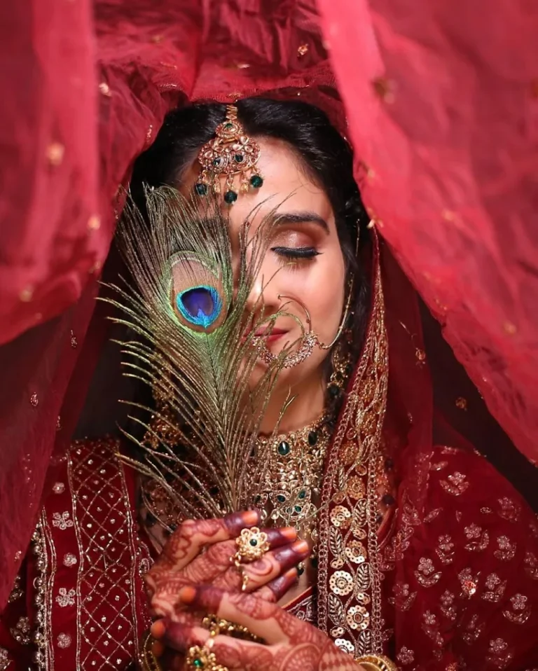 Advance Cut Family salon Hisar bridal makeup 768x958