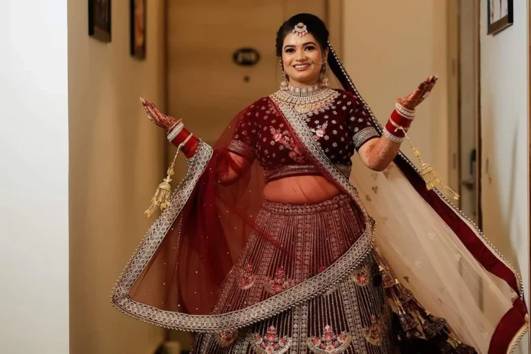 Anushka Makeovers Hisar bride 768x512