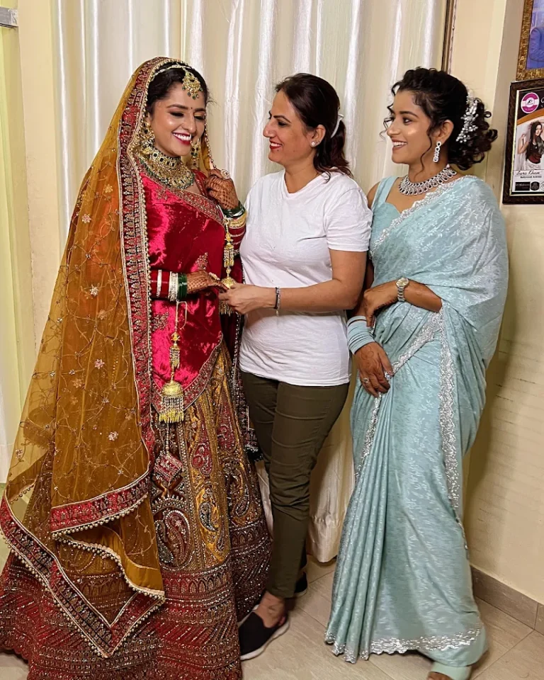 Ayush Beauty Clinic Jind bridal makeup 768x960