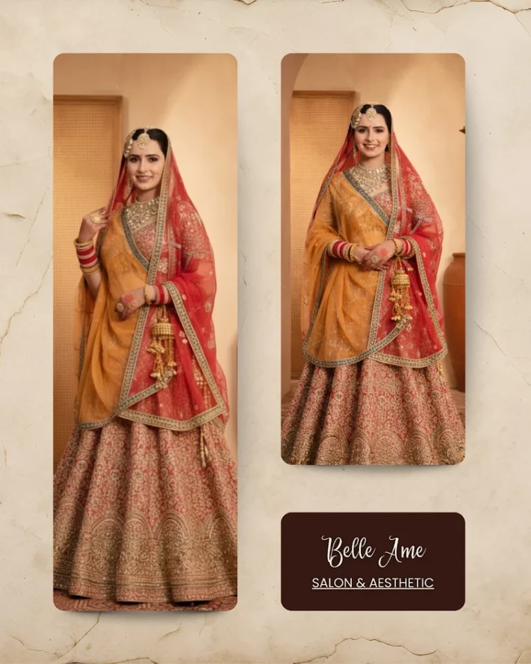Belleame Salon Aesthetics Rewari bride 768x961