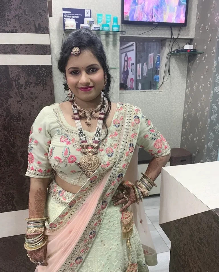 Chandigarh professional salon Sirsa party makeup 768x953