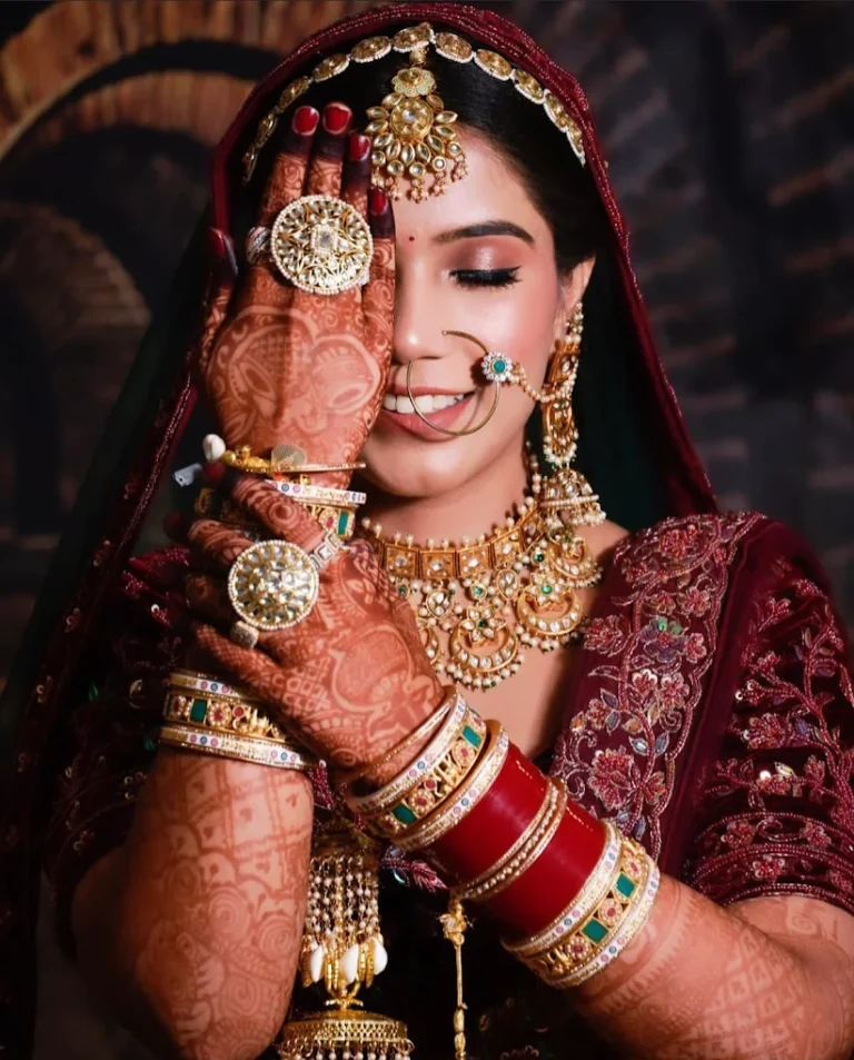 Daisy Dembla Makeovers Hisar bride makeup 768x953