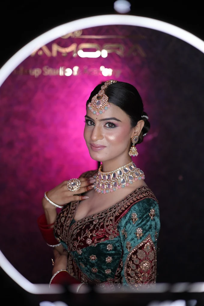 Glamora Makeup Nails Studio and Academy Sirsa bridal