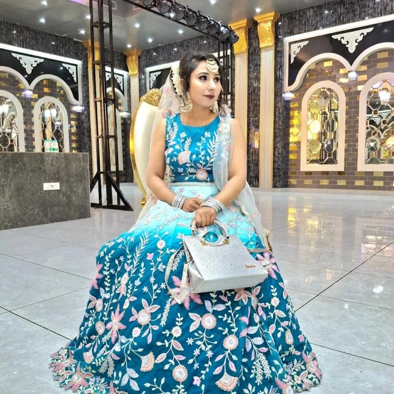 Glow Makeovers Academy By Varsha Saini Rohtak bride 768x768