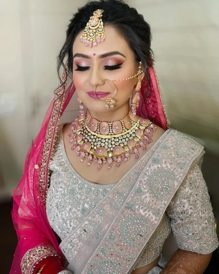 Grace beauty salon Academy Kaithal bride makeup 768x960