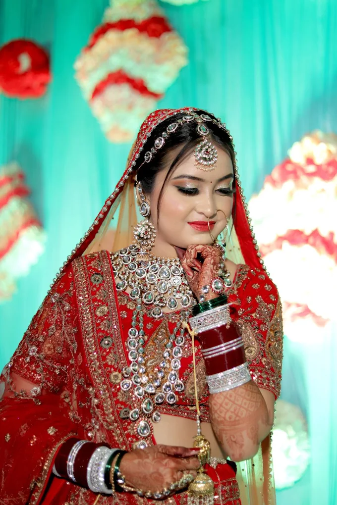 Khushboo Thakur Makeup Studio and Academy Hisar bride