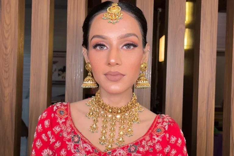 Luhach Beauty Hub Rohtak bride makeup 768x513