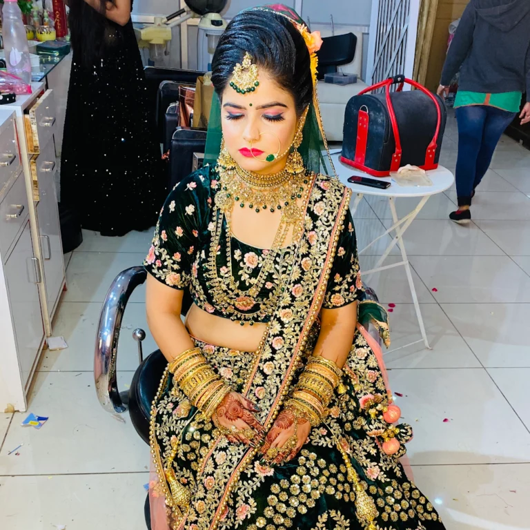 Makeover Beauty Studio Hisar bride 768x768
