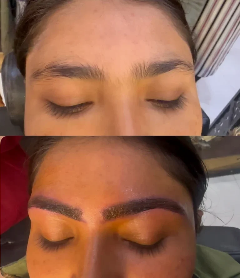 Meena Taneja Makeovers Sonipat eyebrows 768x890
