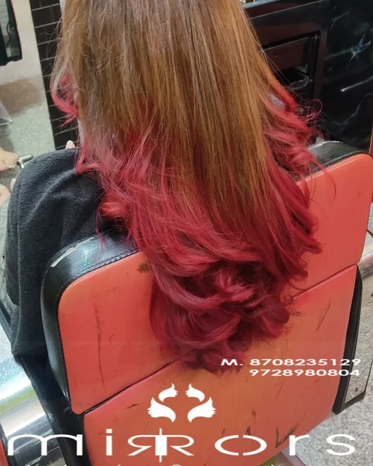 Mirrors Hair Salon Academy Rohtak hair colour 768x960