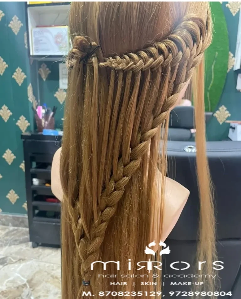 Mirrors Hair Salon Academy Rohtak hairr 768x952