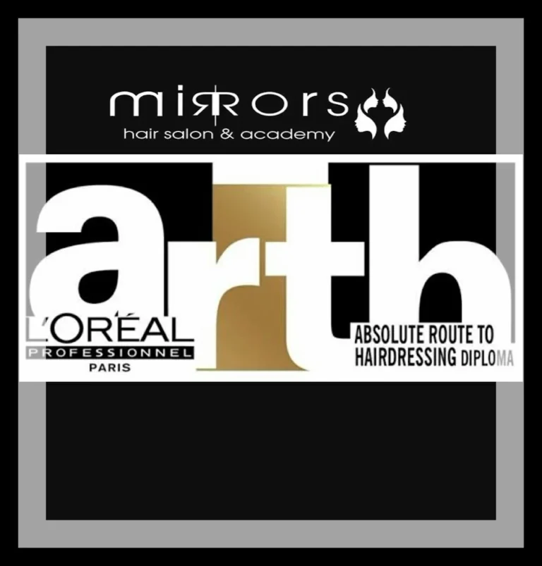 Mirrors Hair Salon Academy Rohtak logo 768x803