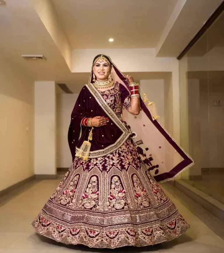 Monas Beauty India Hisar bride makeup 768x866