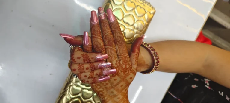 Prinavya Makeover Salon And Academy Sirsa nail extension 768x346
