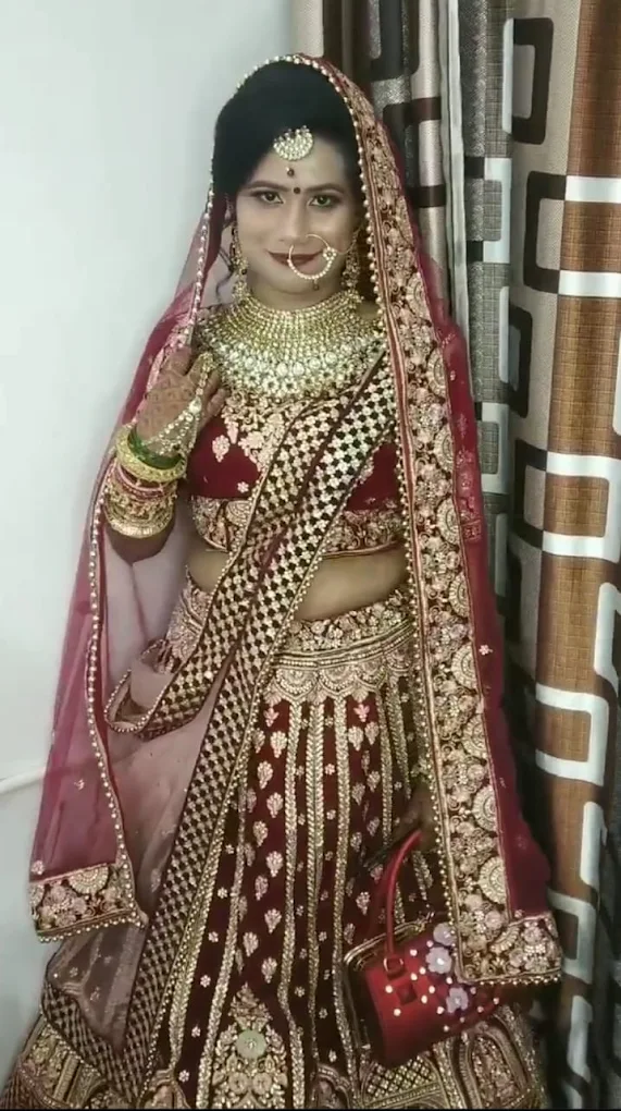 Sakkhi salon Sonipat bride