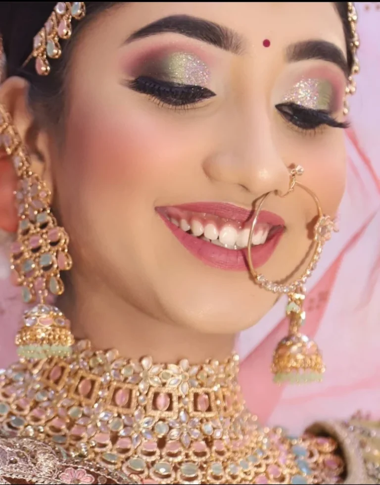Shabana Makeovers Hisar bride makeup 768x980