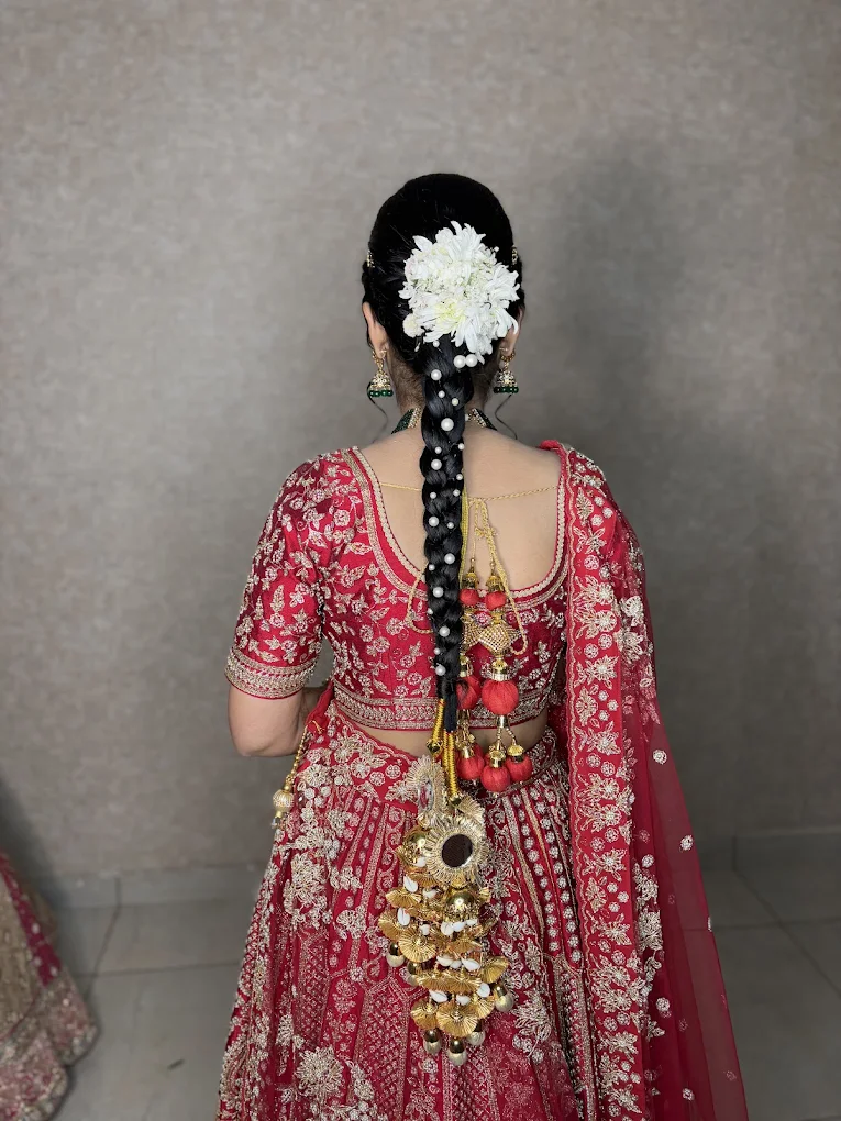 Sheetal Hooda Makeovers Rohtak bridal hairdo