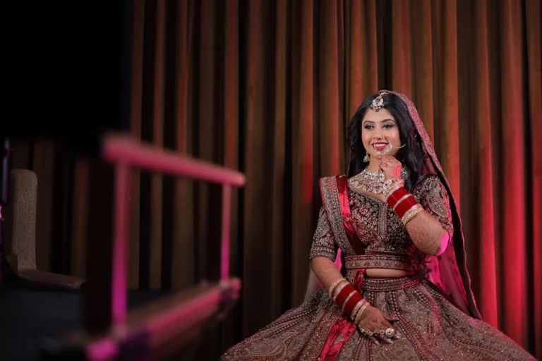 Shilpa Sharuti Makeup Studio Academy Sonipat bride 768x512