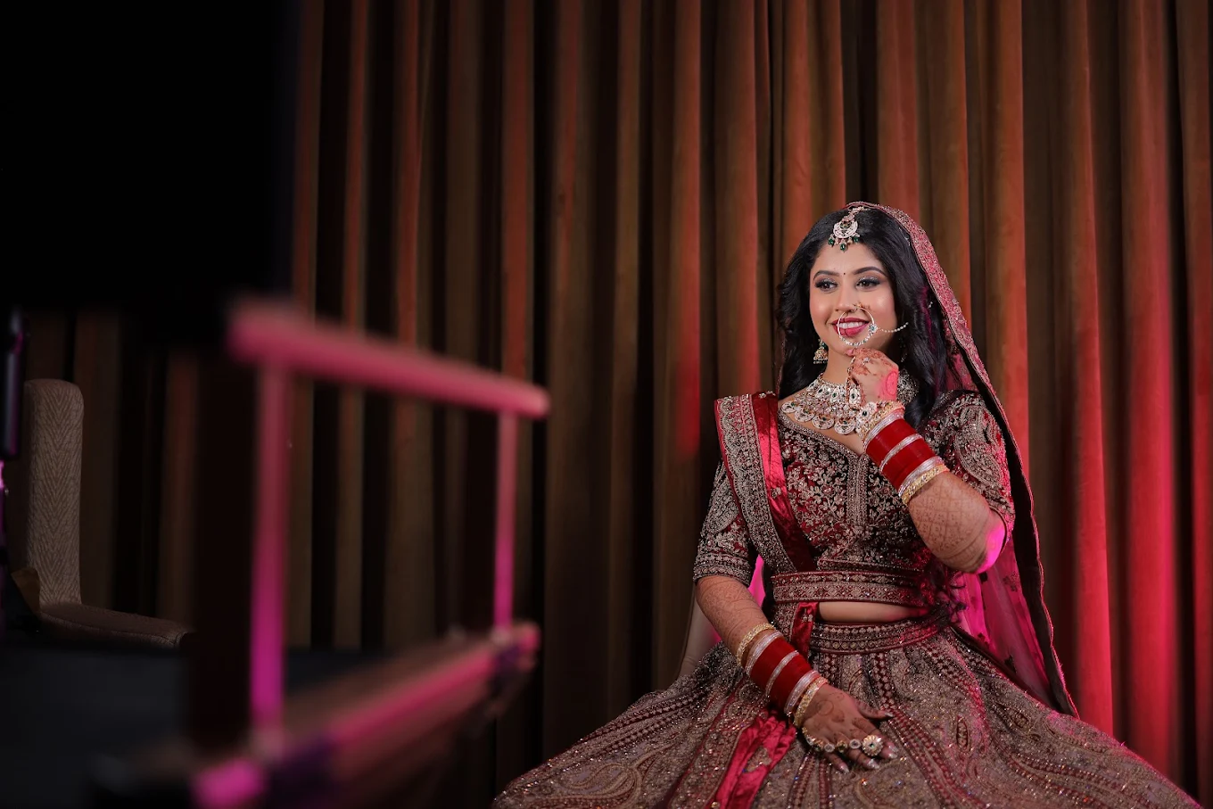 Shilpa Sharuti Makeup Studio Academy Sonipat bride